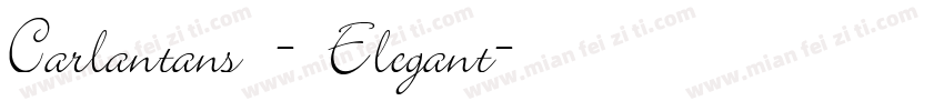 Carlantans - Elegant字体转换